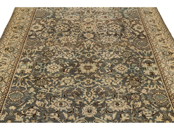 Antique Malayer Wool Rug 7 X 10