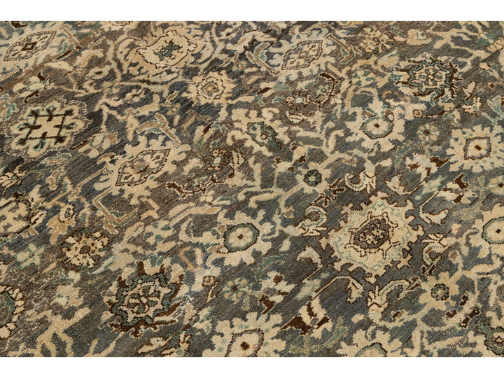 Antique Malayer Wool Rug 7 X 10