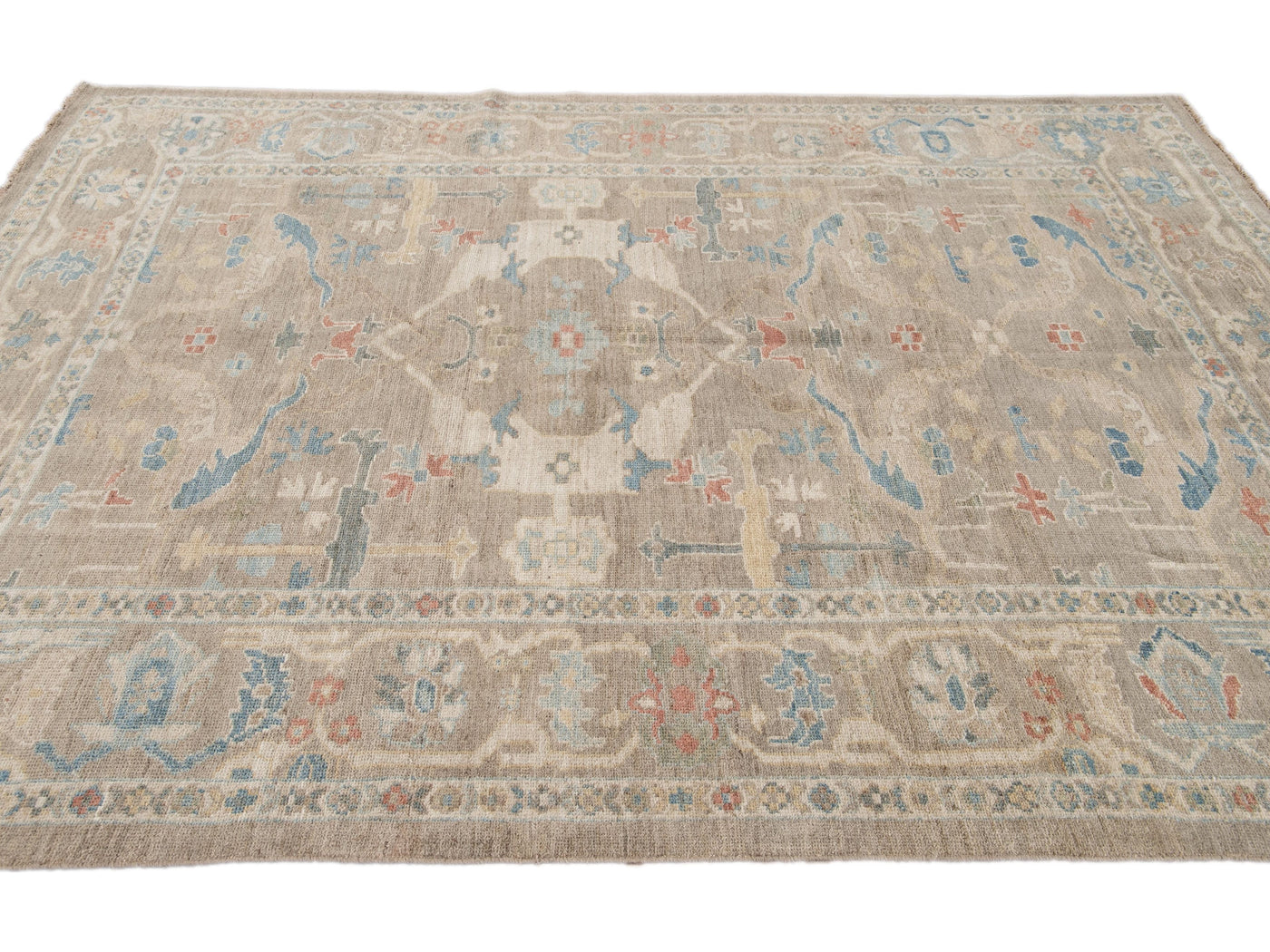 Modern Sultanabad Wool Rug 7 X 10