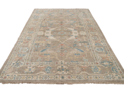 Modern Sultanabad Wool Rug 7 X 10