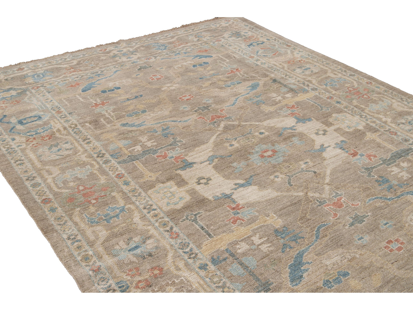 Modern Sultanabad Wool Rug 7 X 10