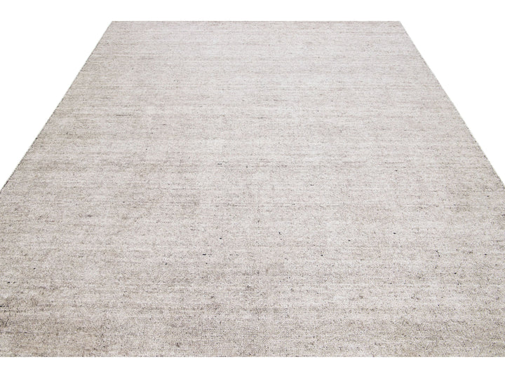 Modern Bamboo & Silk Groove Rug 8 X 10