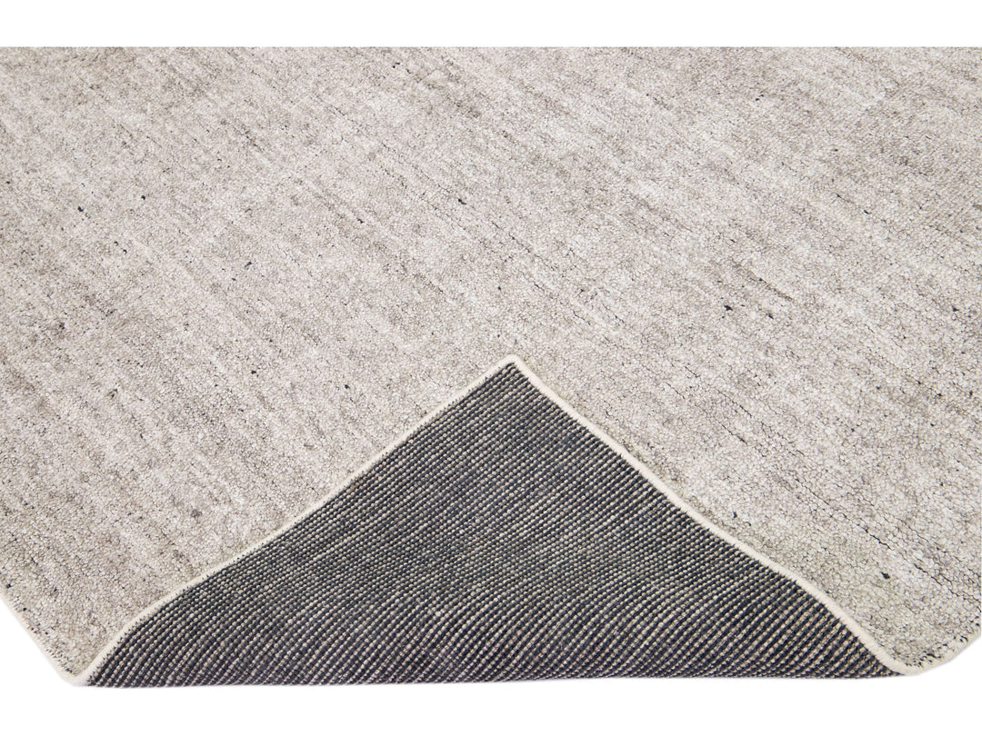 Modern Bamboo & Silk Groove Rug 8 X 10