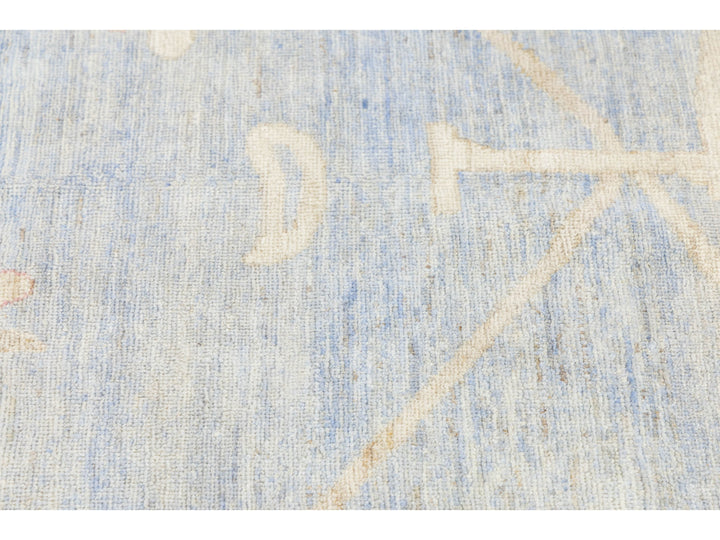 Modern Oushak Wool Rug 13 X 13