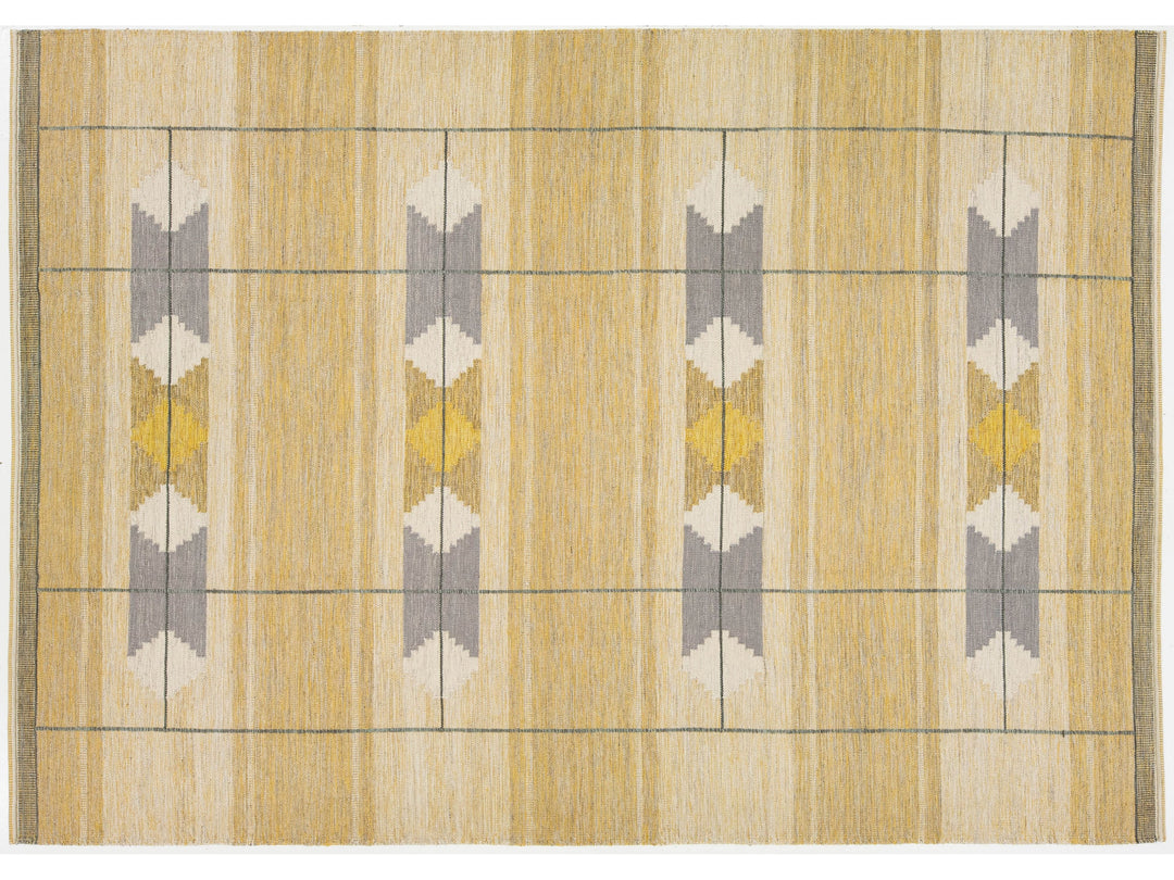 Modern Scandinavian Wool Rug 10 X 15