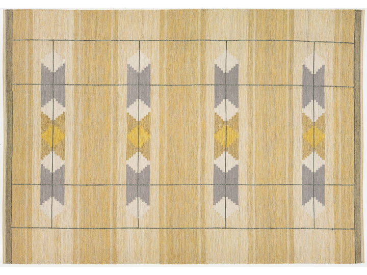 Modern Scandinavian Wool Rug 10 X 15