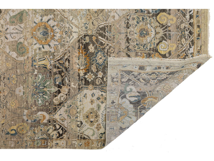 Contemporary Transitional Wool Rug 9 X 12