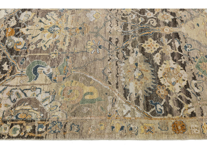 Contemporary Transitional Wool Rug 9 X 12