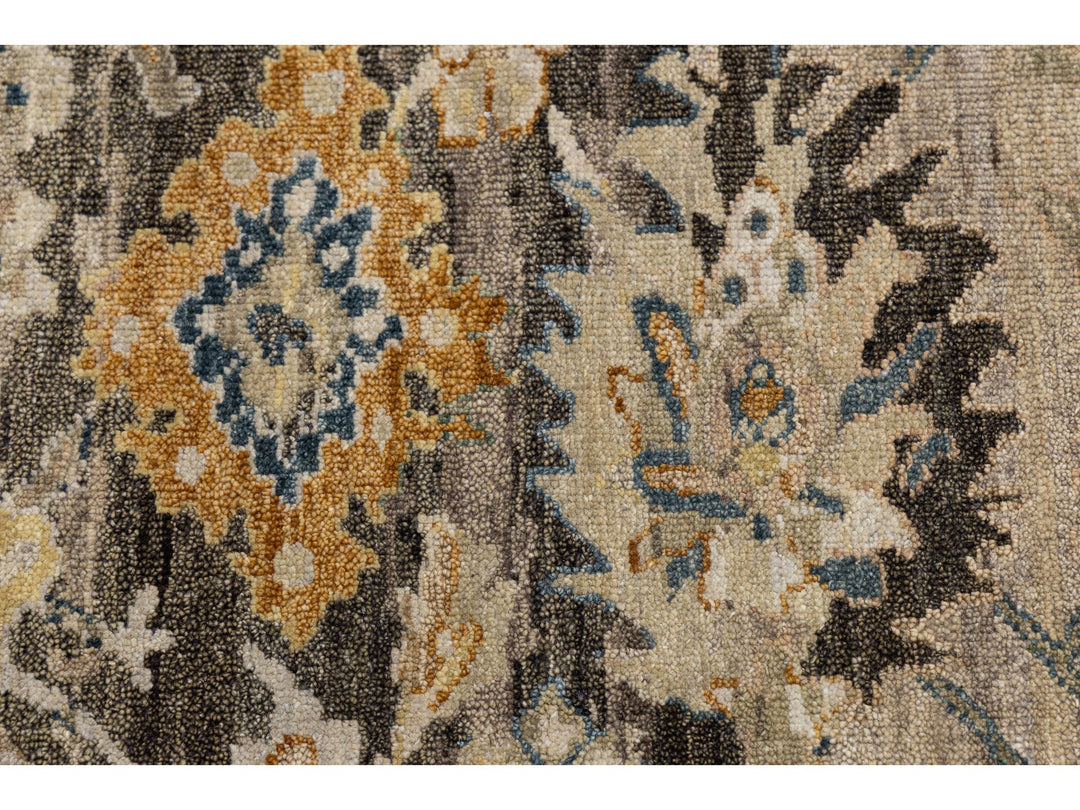 Contemporary Transitional Wool Rug 9 X 12