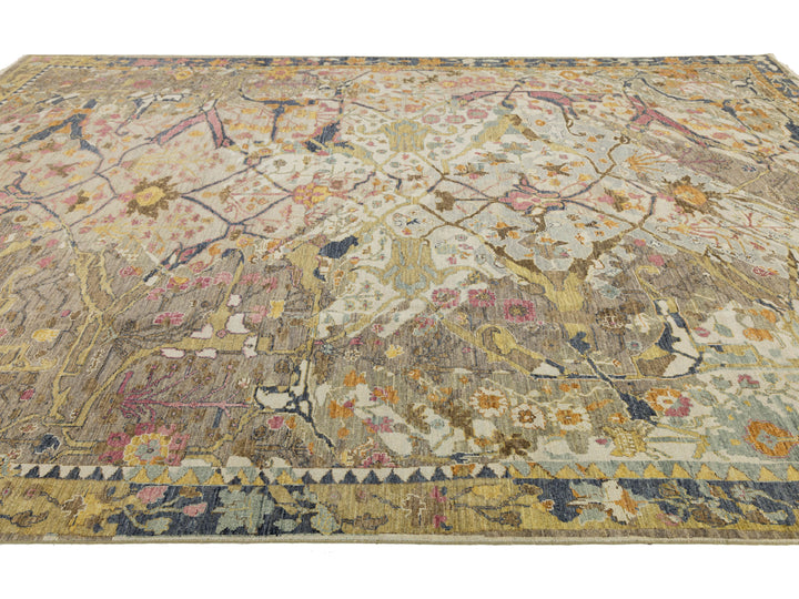 Modern Bidjar Wool Rug 9 X 14