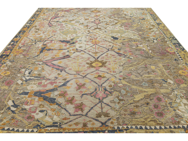 Modern Bidjar Wool Rug 9 X 14