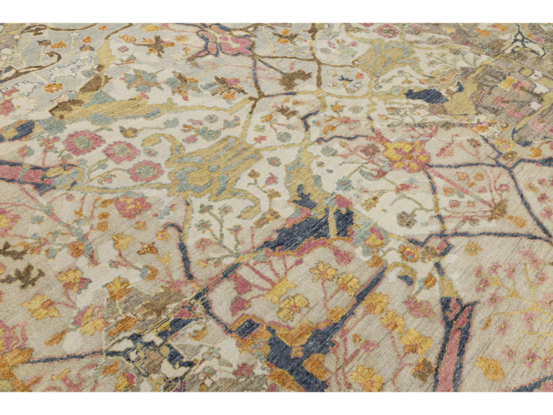 Modern Bidjar Wool Rug 9 X 14