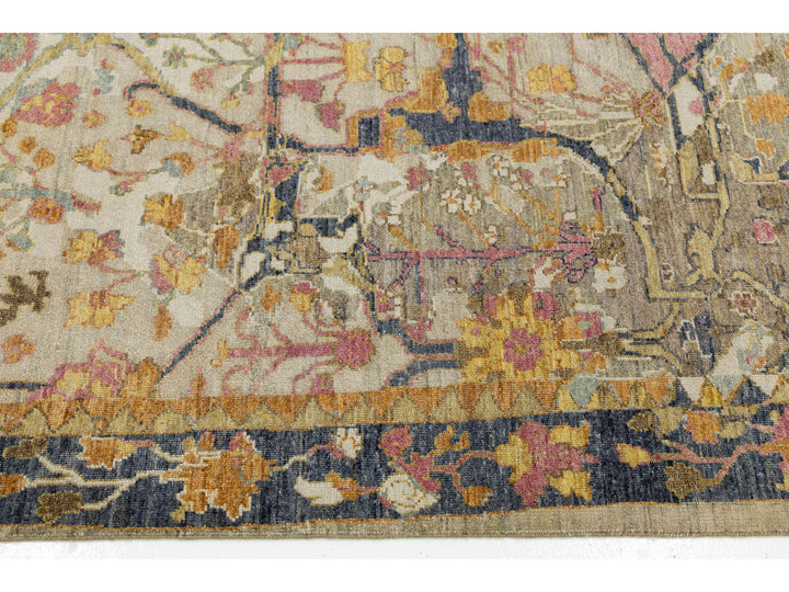 Modern Bidjar Wool Rug 9 X 14