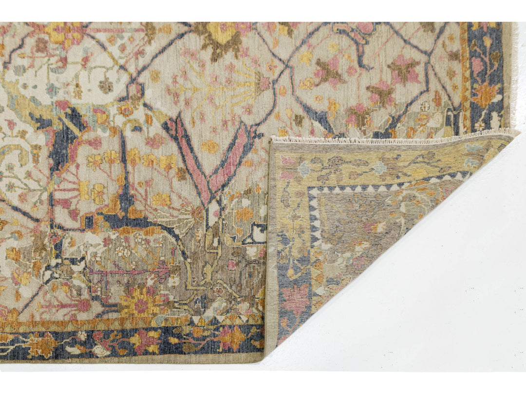 Modern Bidjar Wool Rug 9 X 14