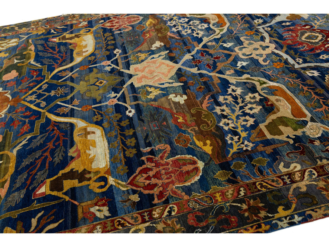 Modern Bidjar Wool Rug 9 X 12