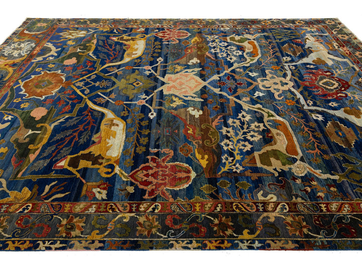 Modern Bidjar Wool Rug 9 X 12