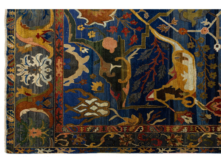 Modern Bidjar Wool Rug 9 X 12