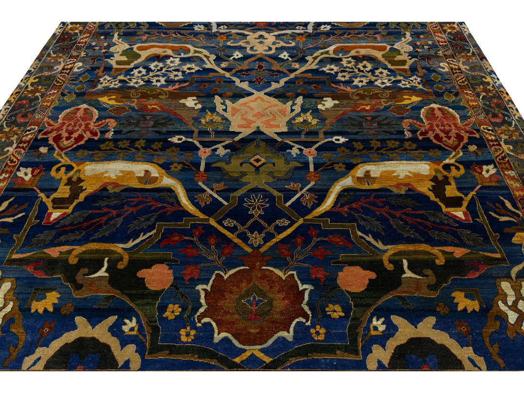 Modern Bidjar Wool Rug 9 X 12