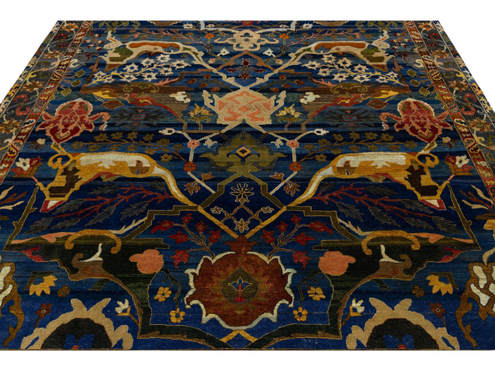 Modern Bidjar Wool Rug 9 X 12
