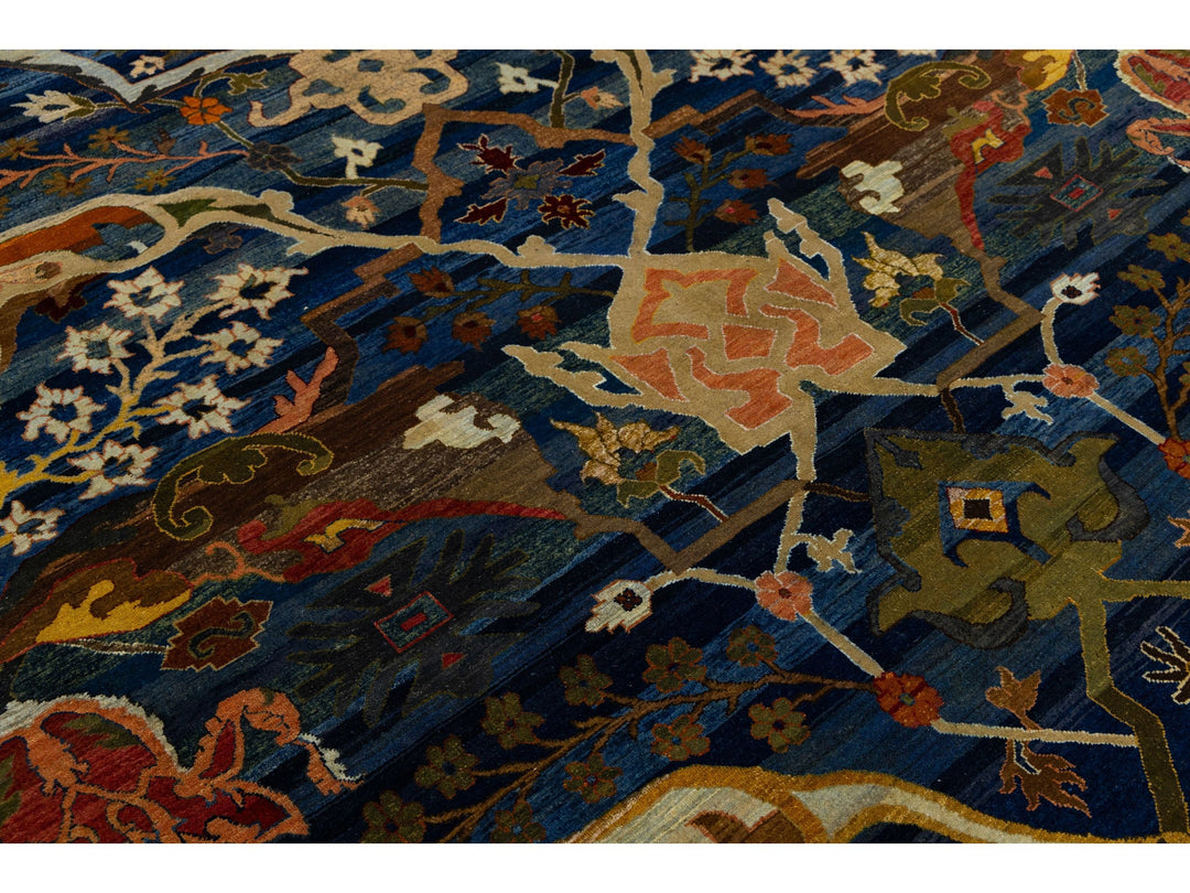 Modern Bidjar Wool Rug 9 X 12