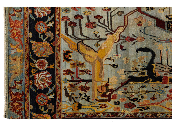 Modern Bidjar Wool Rug 9 X 12