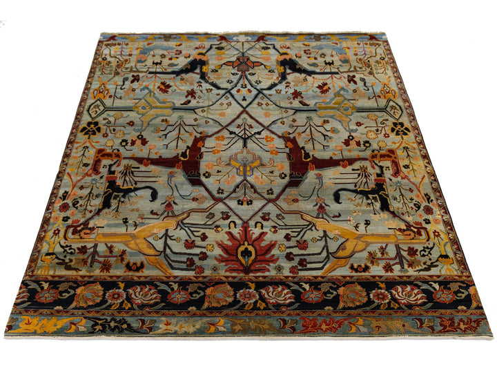 Modern Bidjar Wool Rug 9 X 12