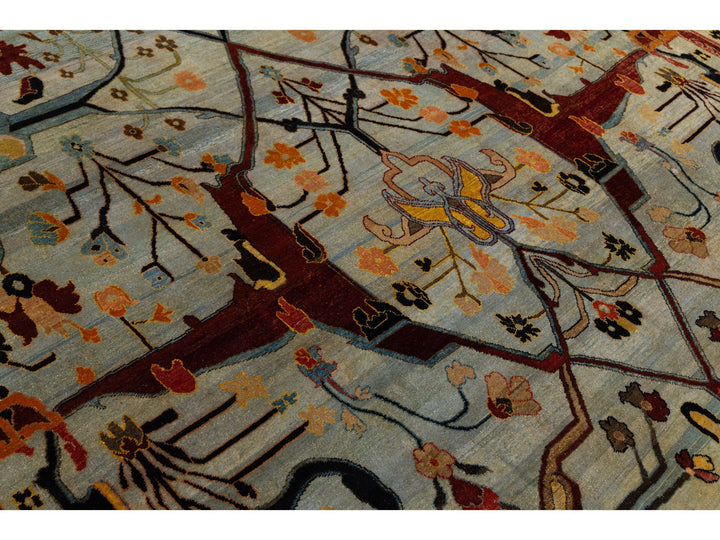 Modern Bidjar Wool Rug 9 X 12