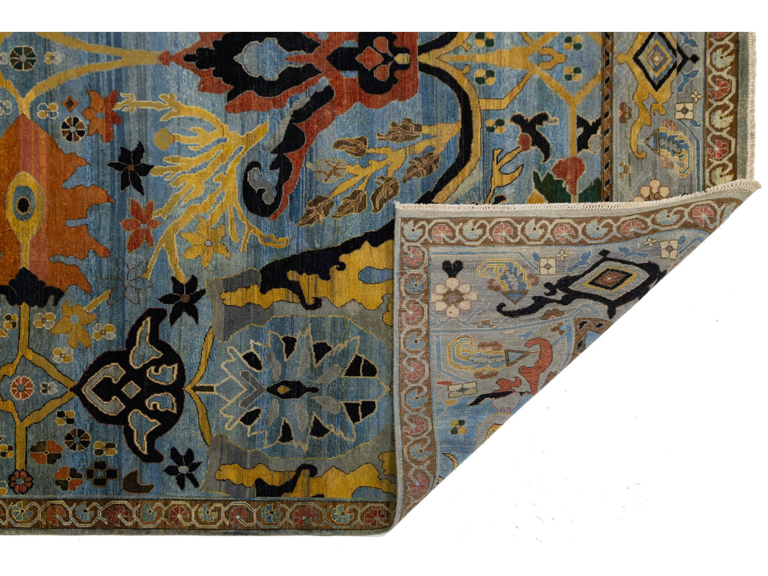 Modern Bidjar Wool Rug 9 X 12