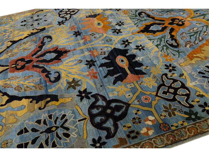 Modern Bidjar Wool Rug 9 X 12