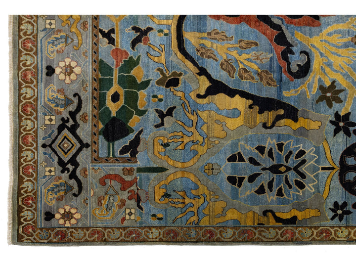 Modern Bidjar Wool Rug 9 X 12