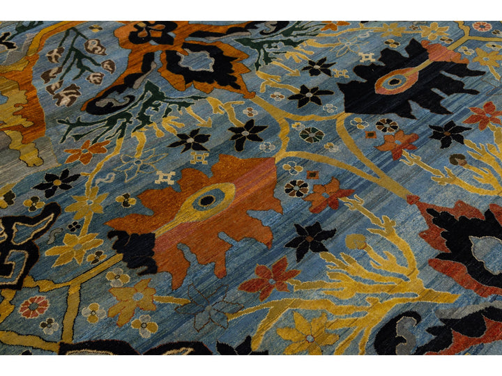 Modern Bidjar Wool Rug 9 X 12