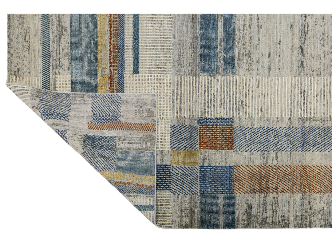 Modern Wool Rug 9 X 12