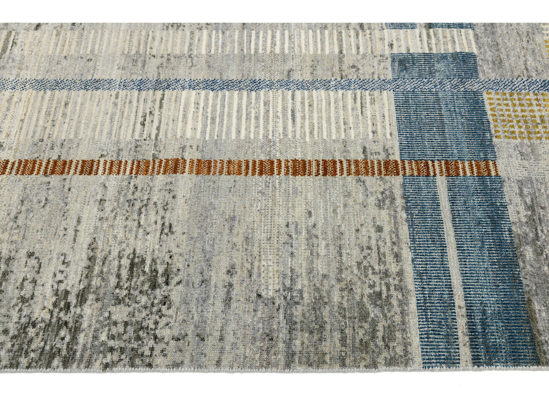Modern Wool Rug 9 X 12