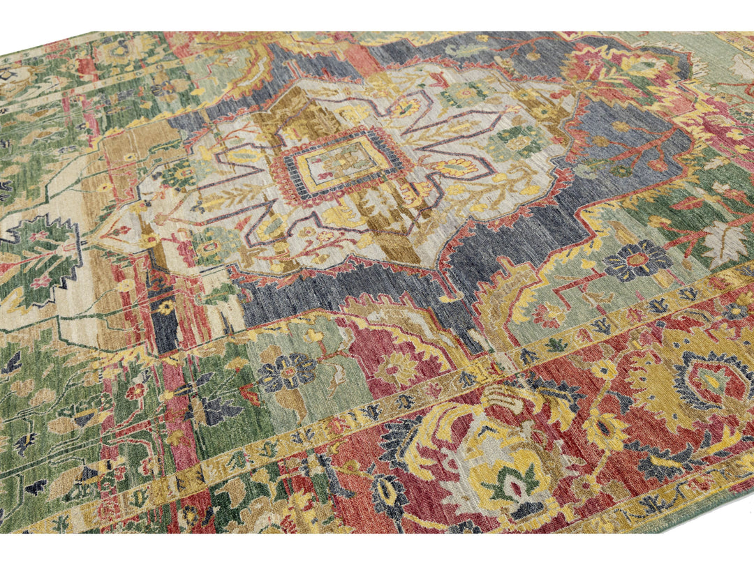 Modern Serapi Wool Rug 9 X 12