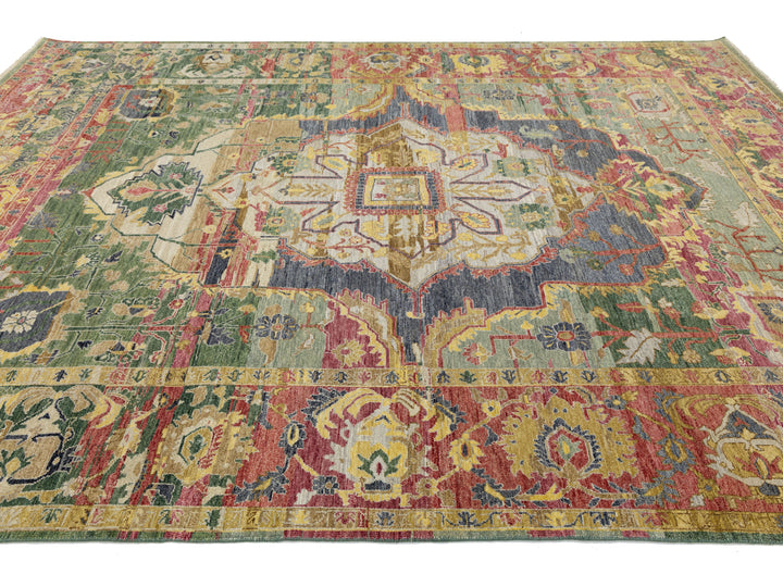 Modern Serapi Wool Rug 9 X 12