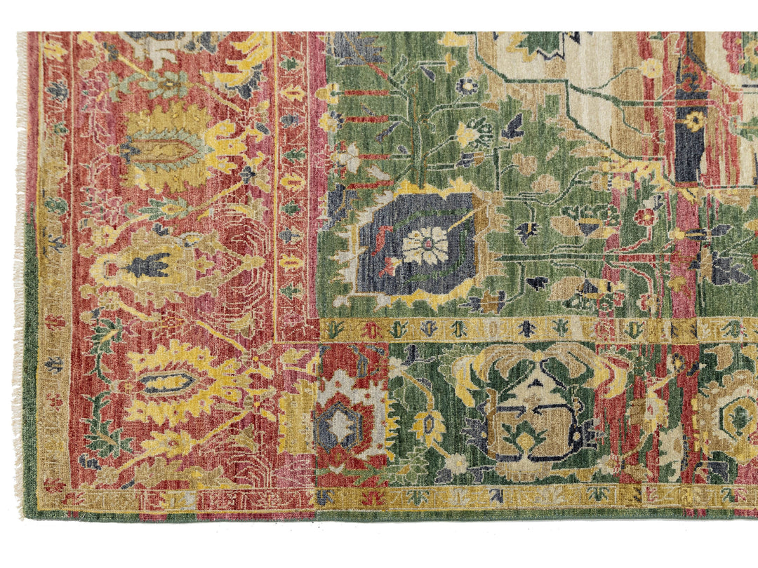 Modern Serapi Wool Rug 9 X 12