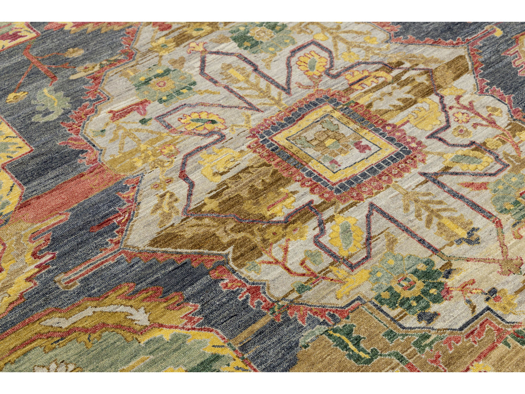 Modern Serapi Wool Rug 9 X 12