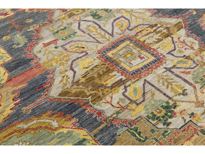 Modern Serapi Wool Rug 9 X 12