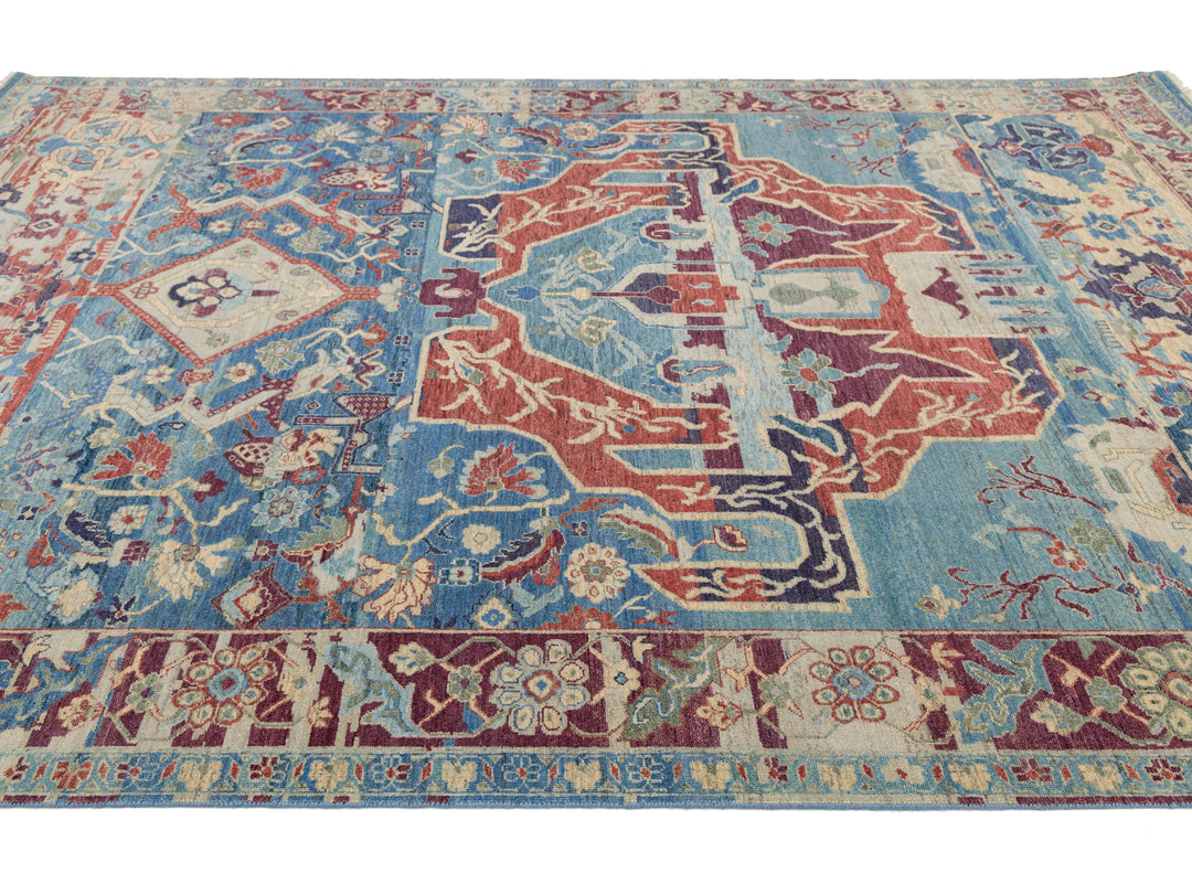 Modern Serapi Wool Rug 9 X 12