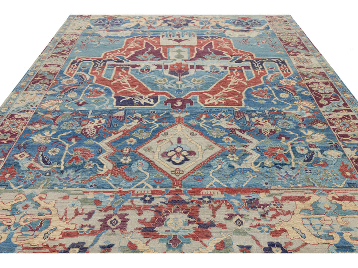 Modern Serapi Wool Rug 9 X 12