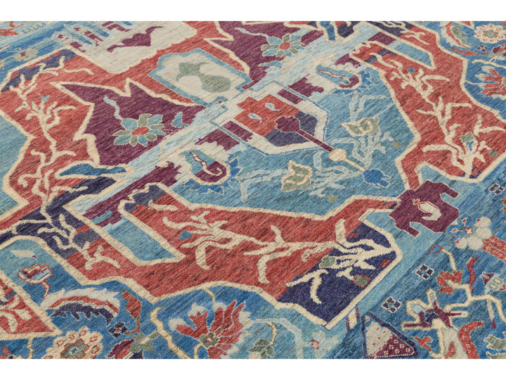 Modern Serapi Wool Rug 9 X 12