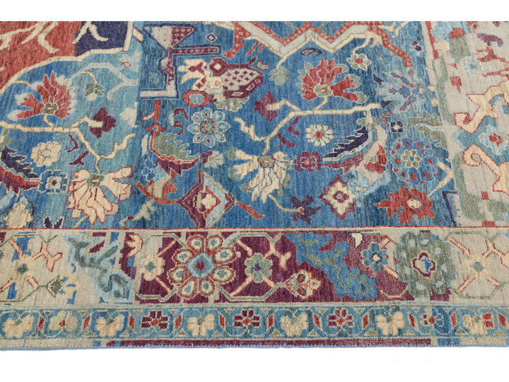 Modern Serapi Wool Rug 9 X 12
