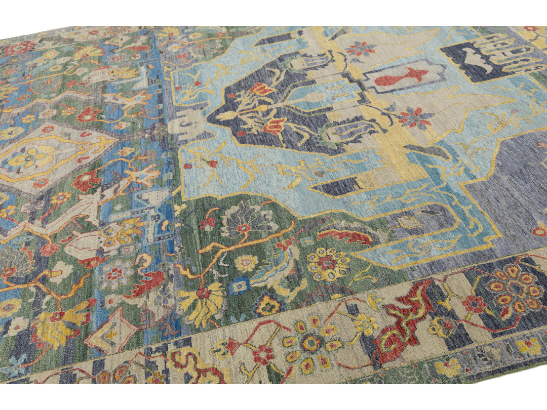 Modern Serapi Wool Rug 10 X 13