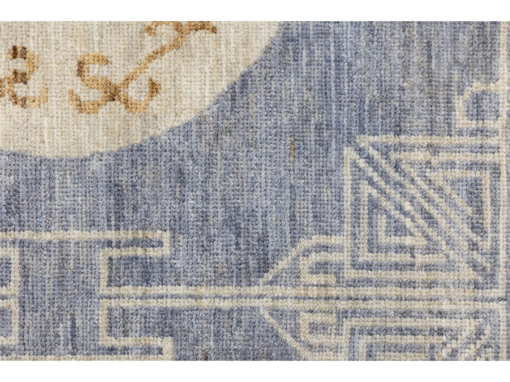 Modern Khotan Wool Rug 14 X 19