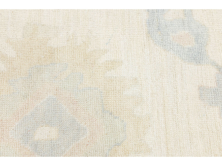Modern Oushak Wool Rug 13 X 15