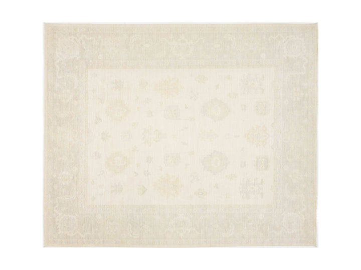 Modern Oushak Wool Rug 12 X 15