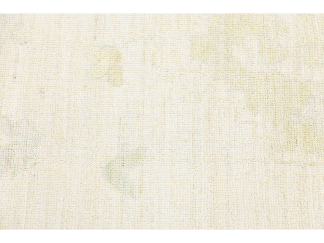 Modern Oushak Wool Rug 12 X 15