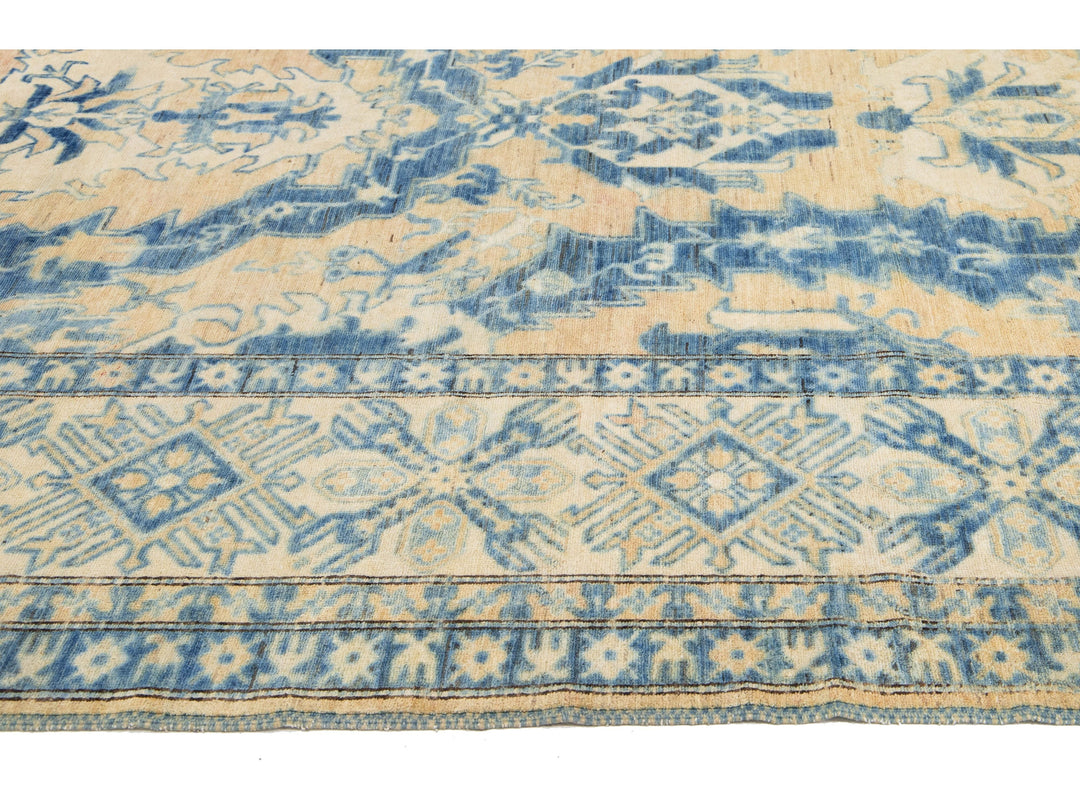 Modern Transitional Wool Rug 13 X 17