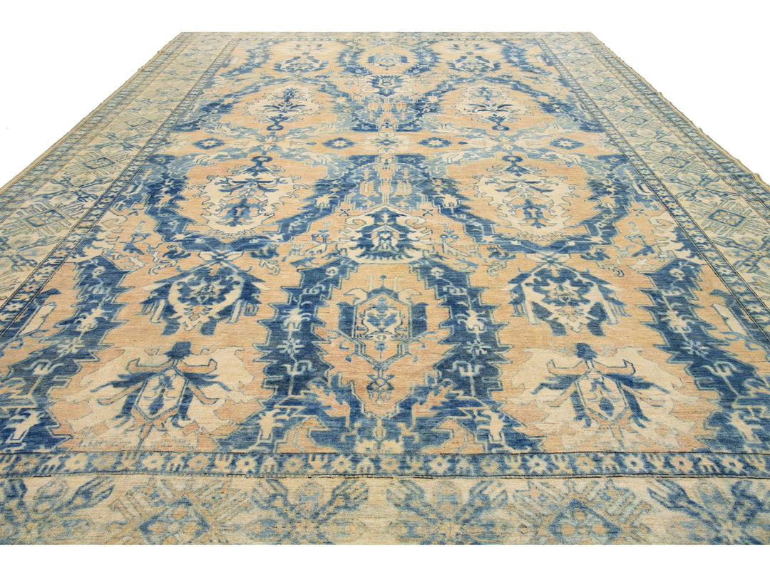 Modern Transitional Wool Rug 13 X 17