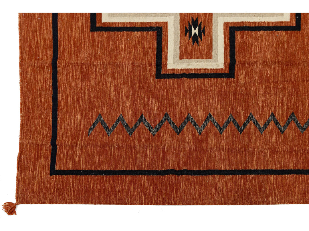 Modern Navajo Wool Rug 9 X 11